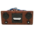 Novatron Boat Courtesy Light Panel - with Breakers - 12V Power Outlets