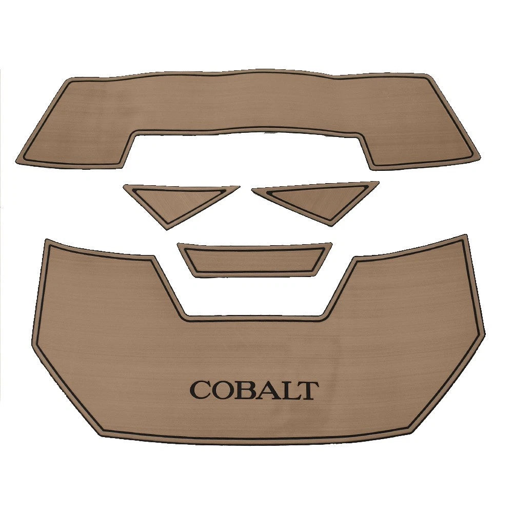 Cobalt 2022 C3S Boat Swim Platform Mats 407581 - Stick-It Brown (kit)