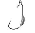 Spring Lock Worm Crank 50pcs Fishing Hook Centering Pin for Soft Lure