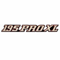 Stratos Boat Raised Decal 7D425 - 195 PRO XL Emblem Sticker