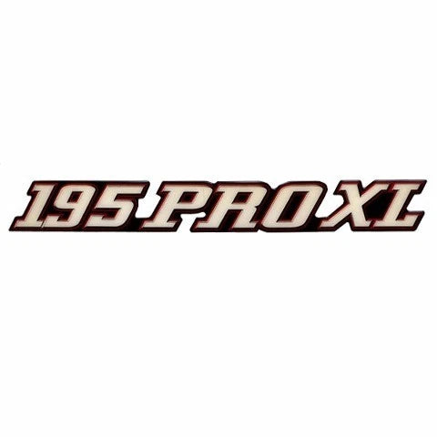 Stratos Boat Raised Decal 7D425 - 195 PRO XL Emblem Sticker