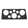 Rinker Boat Blank Gauge Panel 206864A - 310 Express Cruiser Graywood