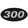 Rinker Boat Brand Emblem Decal Sticker 218699 - 300 Silver