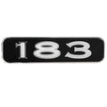 Ranger Boat Raised Decal 7D017 - 183 Ghost Black Sticker