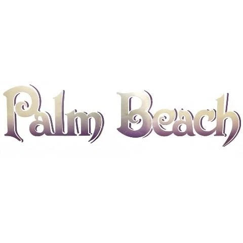 Palm Beach Boat Logo Decal - Purple Champagne Sticker