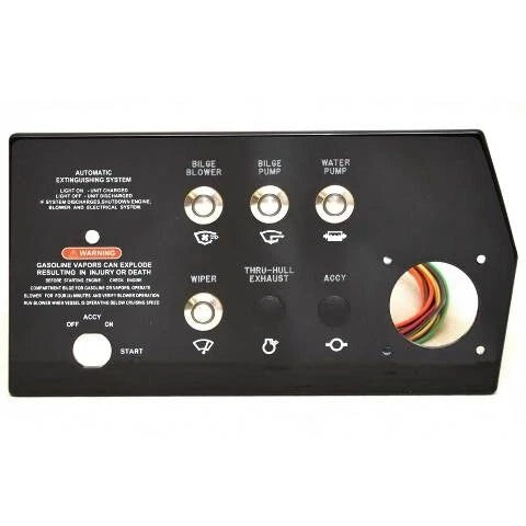 Sea Ray Boat Switch Panel 2187849 - 280SLX Black Acrylic