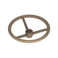 Brown Leather Wrapped Steering Wheel Fits John Deere RE282643 1404-4804 5075M