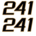 Mako Boat Model Decal 130101 - 241 Black Gold (pair)
