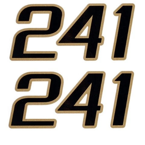 Mako Boat Model Decal 130101 - 241 Black Gold (pair)