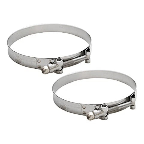 Trident Boat Hose Clamp 720-5000L - 4 1/2 to 5 Inch Stainless (pair)