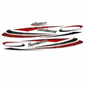 Sea Ray Boat Decals 139792-06 - Sundancer Red Stickers (set of 3)
