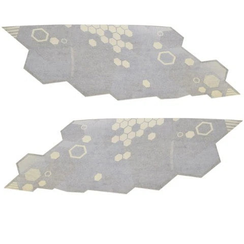 Chaparral Boat Matrix Decal Stickers 14.00794 - H2O Blue (set of 2)