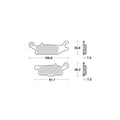 Pro X Front Left Brake Pads for Yamaha YFM550 GRIZZLY 2009-2014 63.37.255102BX