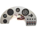 SeaArk Boat Gauge Dash Panel 100815B - 20 1/2 X 10 7/8 Inch Silver