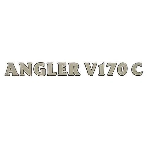 G3 Boat Model Decal 73405069 - Angler V170 C Silver Sticker