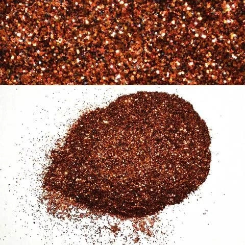 Boat Auto Motorcycle Truck Metal Glitter Flake 102759 - Copper Orange (8 Oz)