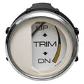 Faria Boat Trim Gauge GP4406A - Mercury 2 Inch Silver White