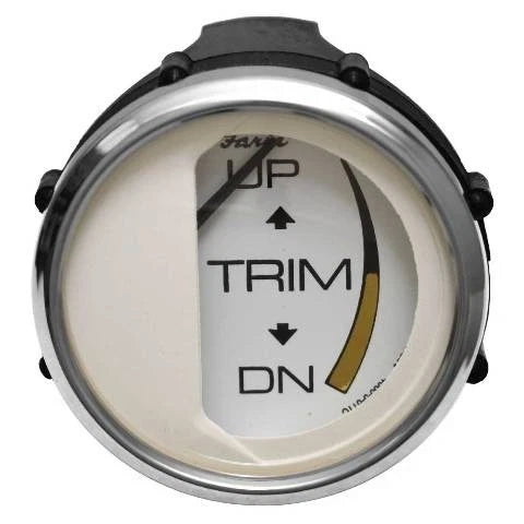 Faria Boat Trim Gauge GP4406A - Mercury 2 Inch Silver White