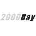 Ranger Boat Decal 9891407 - 2000 Bay Black Silver Raised 8 1/8 Inch