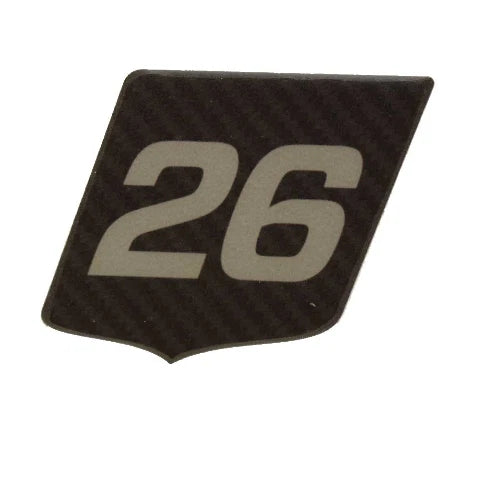 MasterCraft Boat Raised Decal 750288 - X26 Carbon Fiber Emblem Sticker