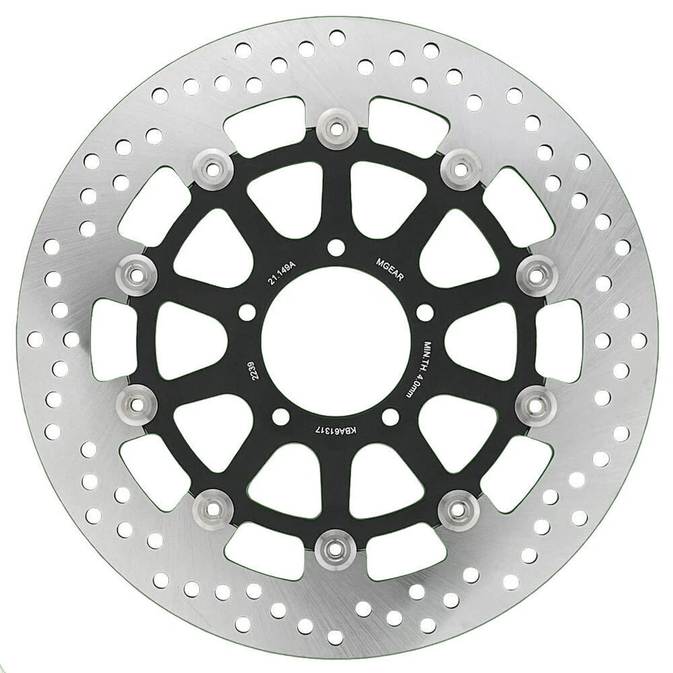 MG Front Left Brake Disc for Ducati 796 Hypermotard 2010-2012 (21-149-A-BK)