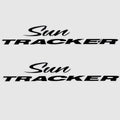 Sun Tracker Boats Logo Decals 158043 - 19 X 3 3/8 Inch Black (pair)
