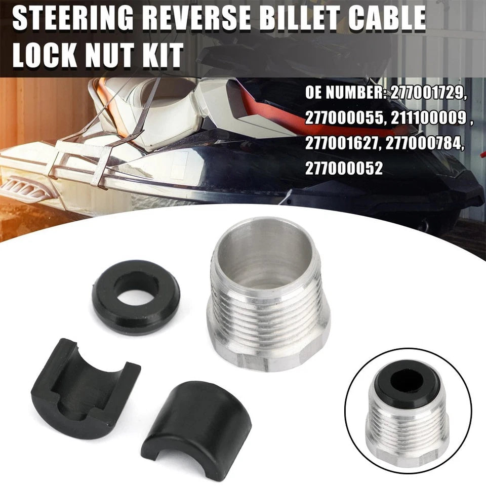 Cable 21110009 Anti-Loosening Billet Aluminum Nut Kit for Seadoo 277001729