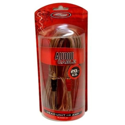 Tsunami Boat Audio Cable RCA600-20 - G3 Head Unit to Amp 20 Foot