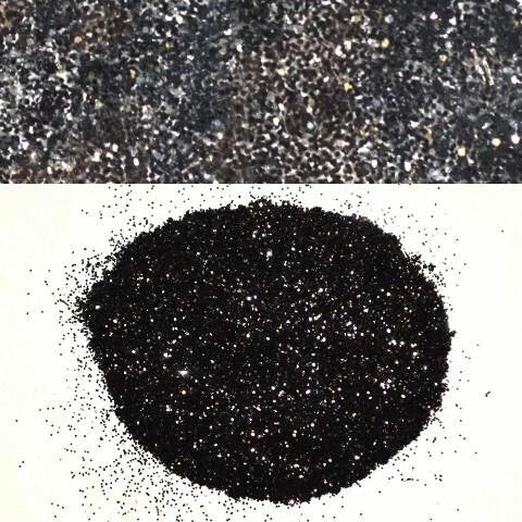 Tracker Boat Metal Glitter Flake - Black Gold (8oz)