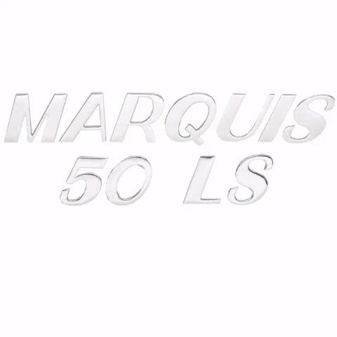 Marquis Boat Logo Emblem Decal Sticker 8150578 - Raised 50 LS