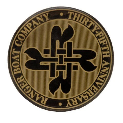 Ranger Boat Steering Cap Decal 7605504 - Bronze Raised 2 1/4 Inch