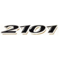 Larson Boat Decal Sticker - 2101 Black 11 1/4 X 2 Inch