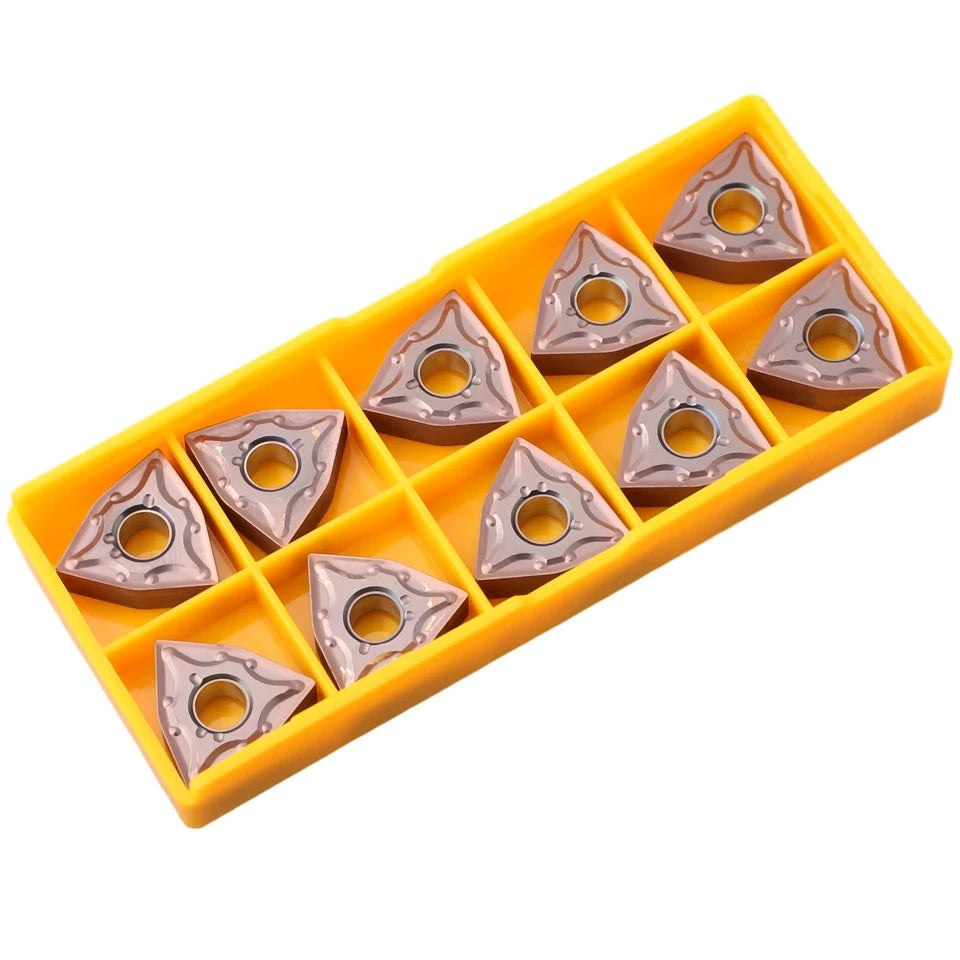 Easy to Replace 10pcs WNMG0804 WNMG080408 Carbide Inserts for Lathe Tool Holder