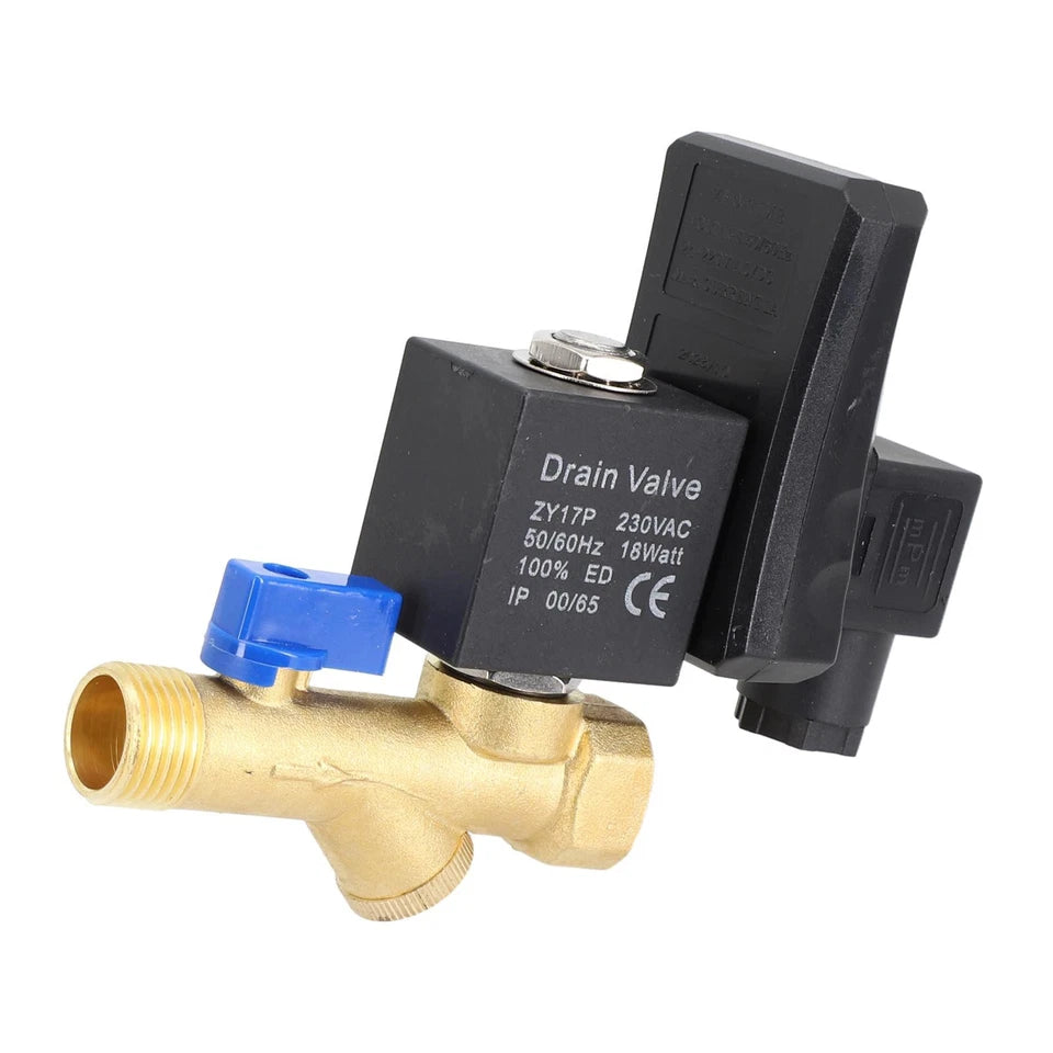 AC220V Electronic Timed for 2 Way Air Compressor Gas Tank Automatic Drain Valve