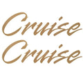 Premier Pontoons Boat Decal - Cruise Gold Stickers (pair)