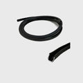Standard Boat Trim Lock Molding - 5 Feet X 1/2" Inch Black Vinyl