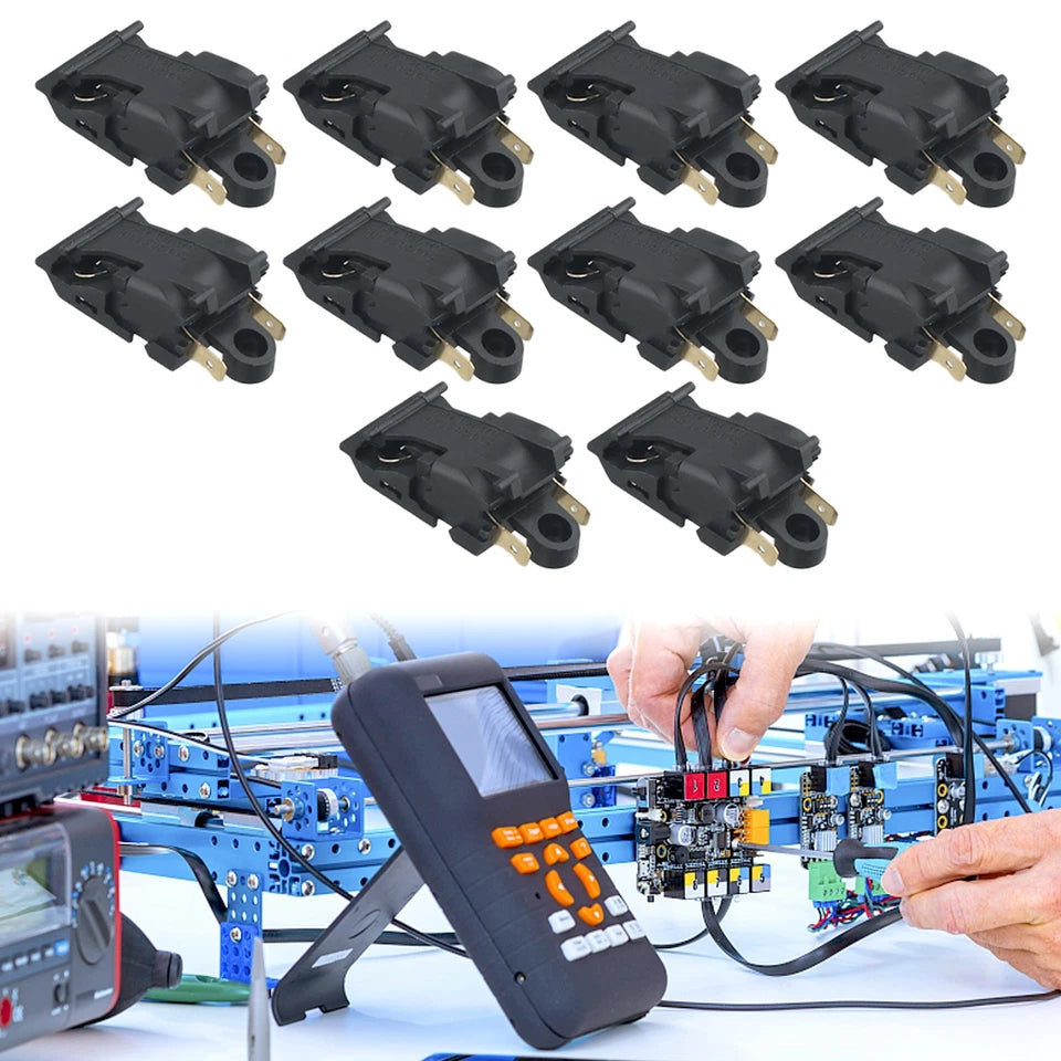 Black Electric for Kettle Switch Thermostat Package Contents 10PCS XE3 JB01E