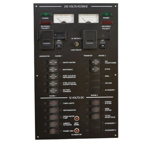 M and G Boat Breaker Switch Panel 85170081 - Sea Ray 370 Sundancer