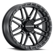 RACELINE Krank XL Wheel 18x7 4/137 3.5+3.5 Black for ATV/UTV 2014-2016