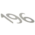 Rinker Boat Emblem Decal Sticker - OEM 196 Captiva Silver
