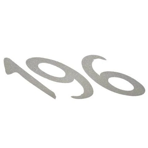 Rinker Boat Emblem Decal Sticker - OEM 196 Captiva Silver
