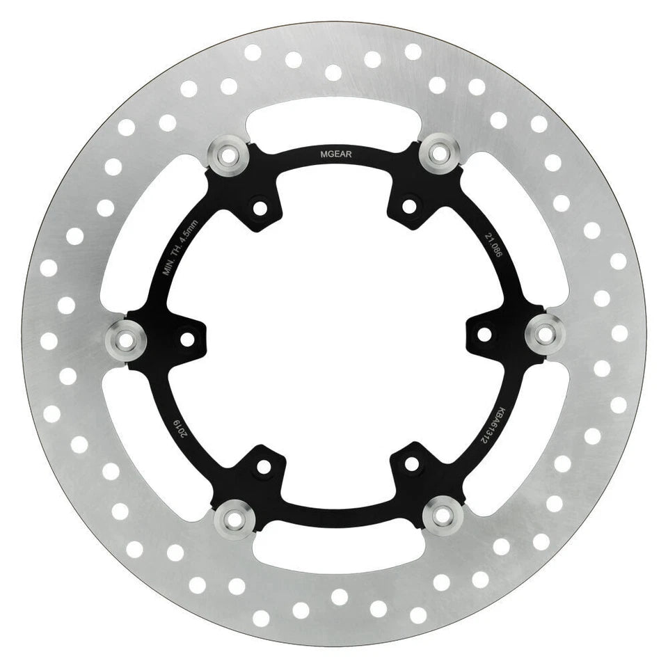 MG Front Left Brake Disc for KTM 950 Super Enduro R 2006-2008 (21-086-BK)