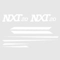 MasterCraft Boat Decal Kit 750181A - NXT20 White (8PC)
