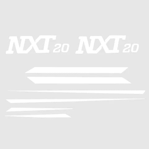 MasterCraft Boat Decal Kit 750181A - NXT20 White (8PC)