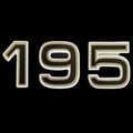 Ranger Boat Raised Decal Sticker 7605409 - 195VS Black