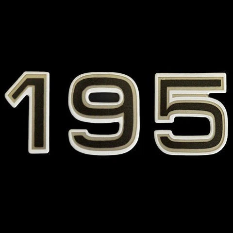 Ranger Boat Raised Decal Sticker 7605409 - 195VS Black