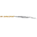 Rinker Boat Decal - 180 SS Yellow Checkered Sticker