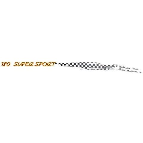 Rinker Boat Decal - 180 SS Yellow Checkered Sticker