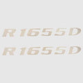 Lowe R1655D Duck Hunter Boat Decals - Ivory Vinyl Stickers (pair)