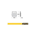 Pro X Front Brake Pads for Yamaha YFZ450 2012-2014 63.37.200802BX
